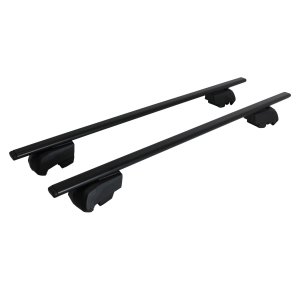 Lincoln MKX Roof Rack Cross Bars - Omac - Solid-Beta V2 - Black - '16-'18